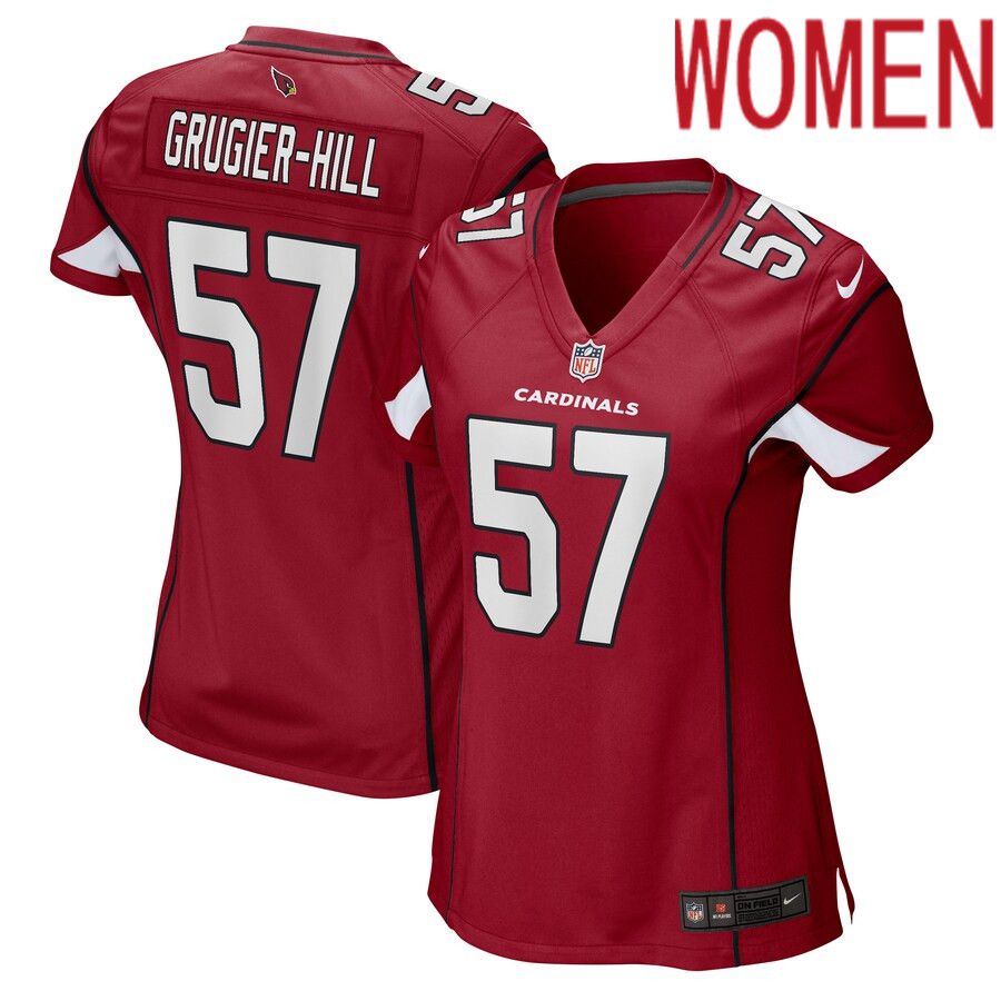 Women Arizona Cardinals 57 Kamu Grugier-Hill Nike Cardinal Game Player NFL Jersey